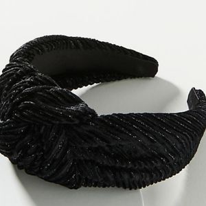 Anthropologie Maddie textured velvet headband